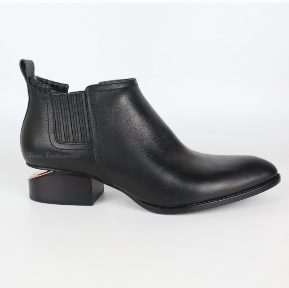 ALEXANDER WANG Kori Leather Ankle Boots